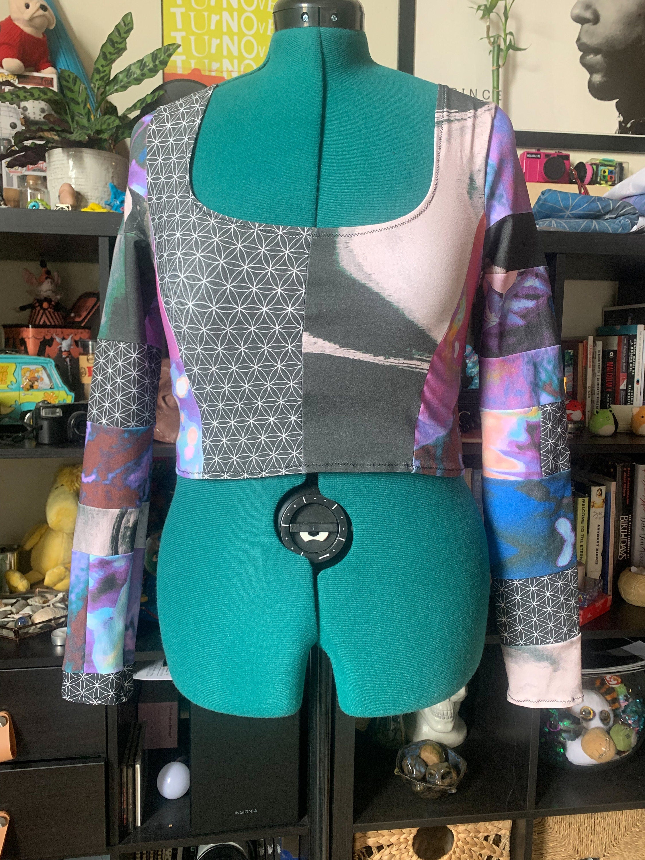 MTO Eden Zero-Waste Patchwork Cropped Longsleeve